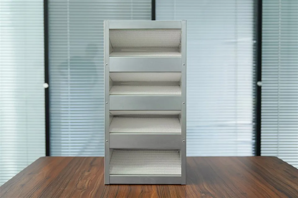 Chaw tsim tshuaj paus w hom sub-siab efficiency galvanized thav duab lim sib xyaw ua ke stainless hlau ncej high effecticy huab cua lim