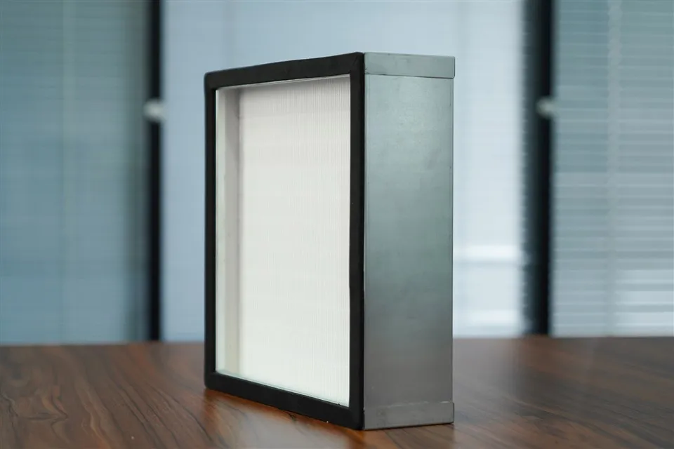 OEM Hoobkas Hight Efficient H13 14 Hepa Cua Lim Nrog Txhuas lossis Galvanized Ncej Fresh Micron 99.99% Hepa Cua Lim